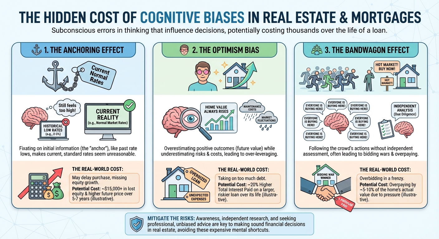 Create a professional infographic about this content. Context: Cognitive biases are subconscious err