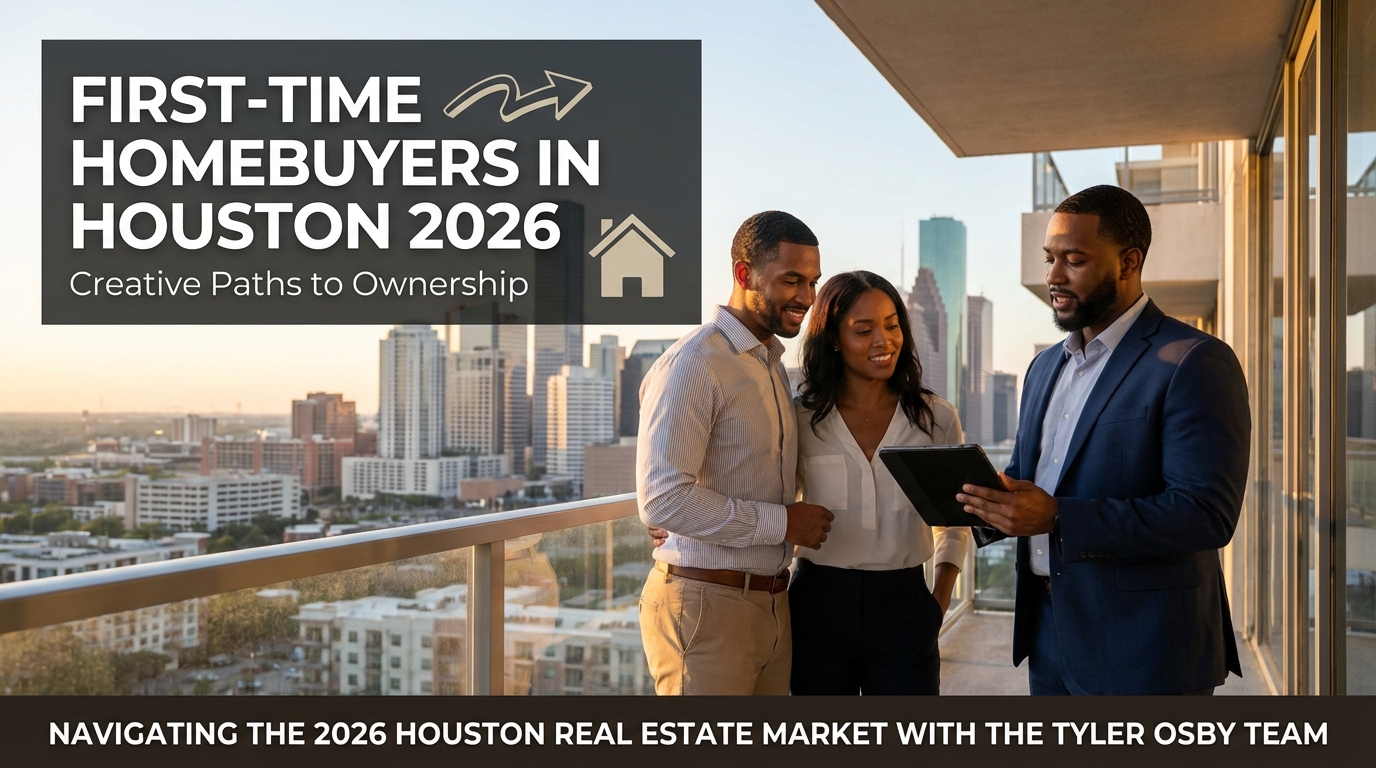 Create a professional hero image for this section. Context: First-Time Homebuyers in Houston 2026: C