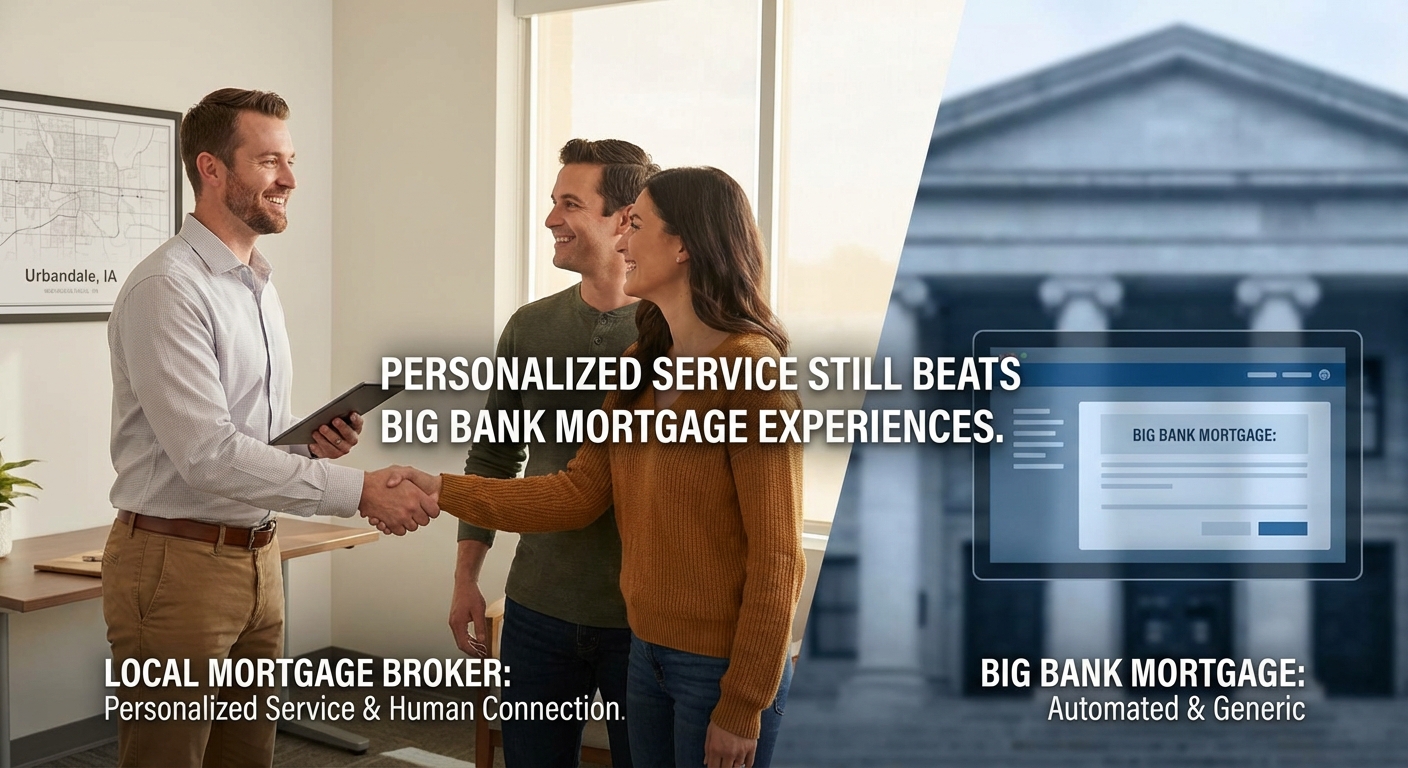 Create a professional hero image for this section. Context: Why Personalized Service Still Beats Big