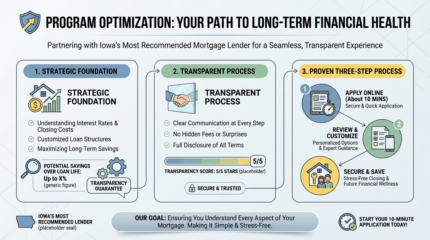 Create a professional infographic about this content. Context: Program optimization is crucial for l