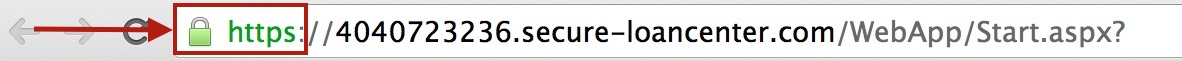 Secure connection screenshot